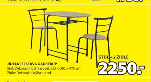 JÍDELNÍ SESTAVA GADSTRUP