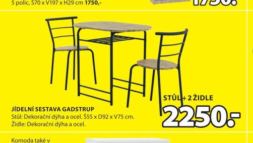 JÍDELNÍ SESTAVA GADSTRUP