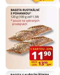 Bageta rustikální s pohankou