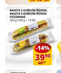 Bageta s kuřecím řízkem