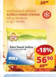 Vodňanská drůbež kuřecí horní stehna