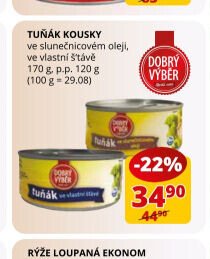 Tuňák kousky