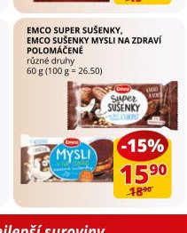 Emco super sušenky, müsli na zdraví