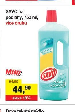 SAVO na podlahy, 750 ml
