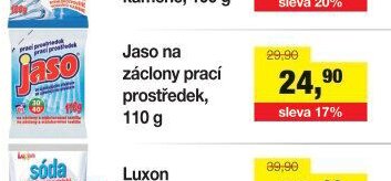 Jaso na záclony prací prostředek, 110 g