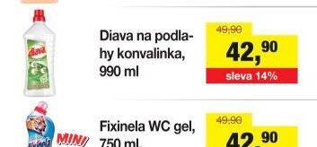 Diava na podlahy konvalinka, 990 ml