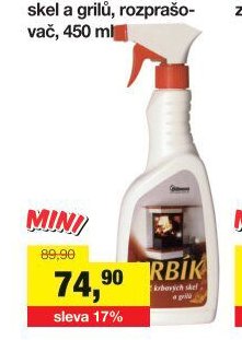 Krbík čistič krbových skel a grilů, 450 ml