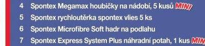 Spontex rychloutěrka vlies 5 ks