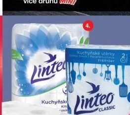 Linteo Classic 2 vr. kuch. utěrky, 2x 9,3 m, 2 role