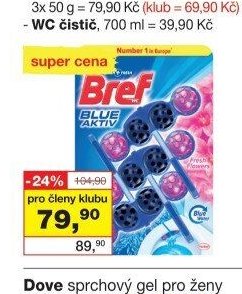 Bref WC kuličky Blue Aktiv