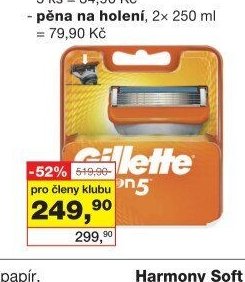 Gillette Fusion náhradní hlavice