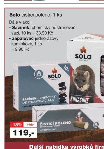 Solo čistící poleno