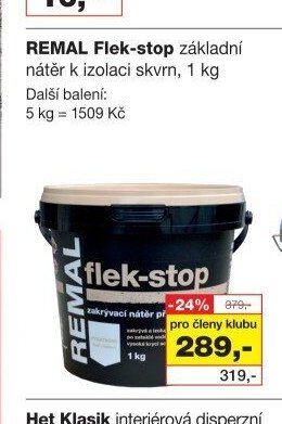 REMAL Flek-stop základní nátěr k izolaci skvrn, 1 kg