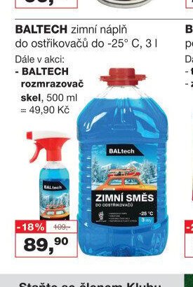BALTECH zimní náplň