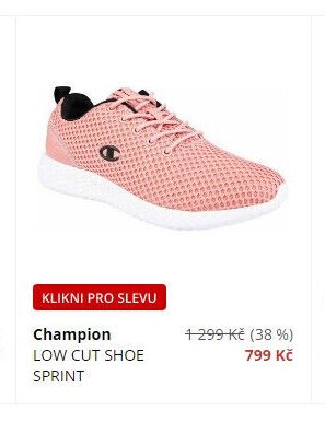 Champion LOW CUT SHOE SPRINT