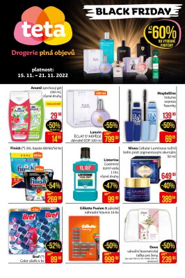 aktuální leták Teta drogerie 15.11.2022-21.11.2022