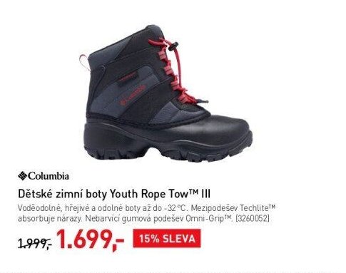 Dětské zimní boty Youth Rope Tow™ III