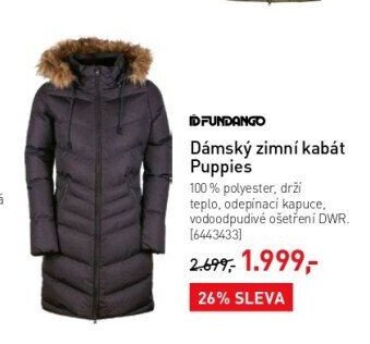 Dámský zimní kabát Puppies