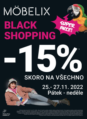 Möbelix leták - Black shopping strana 1