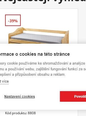 Dvojlůžko se zásuvkami