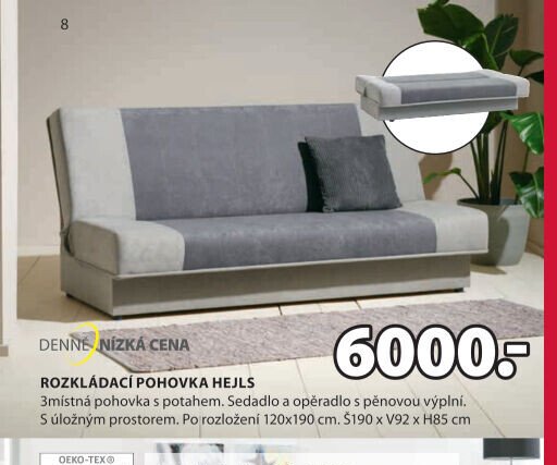 Rozkládací pohovka HEJLS