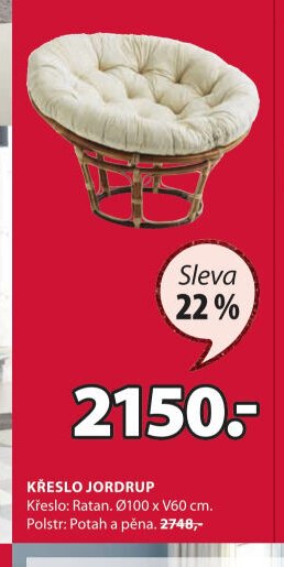 Křeslo JORDRUP