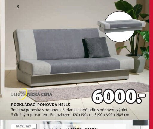 Rozkládací pohovka HEJLS