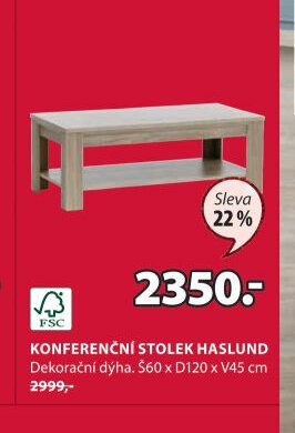 KONFERENČNÍ STOLEK HASLUND