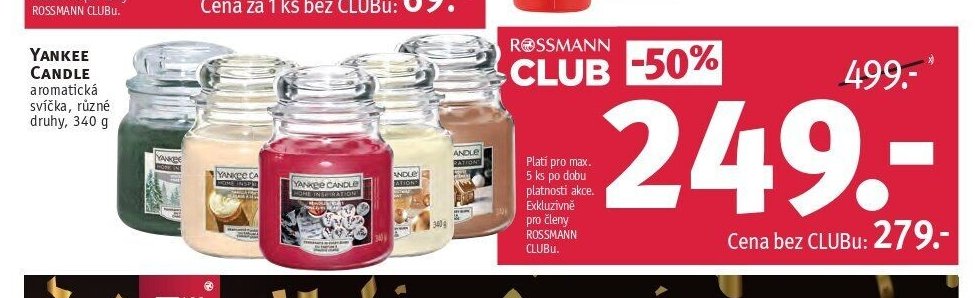 YANKEE CANDLE aromatická svíčka