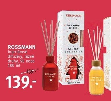 ROSSMANN interiérové difuzéry - ROSSMANN drogerie aktualniletaky.eu
