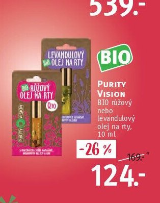 Purity Vision BIO olej na rty - ROSSMANN drogerie aktualniletaky.eu
