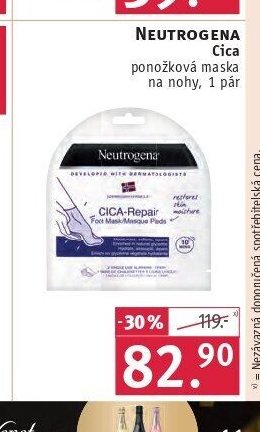 Neutrogena Cica ponožková maska na nohy - ROSSMANN drogerie aktualniletaky.eu