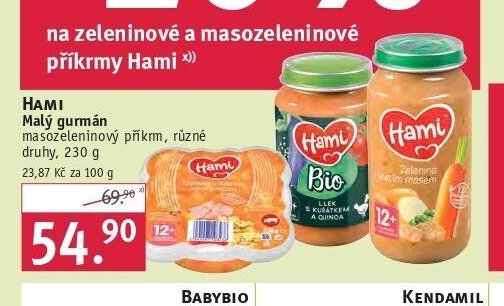 Hami Malý gurmán masozeleninový příkrm