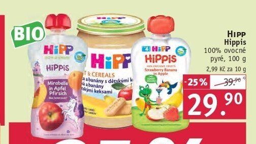 HiPP Hippis ovocné pyré