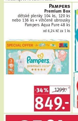 Pampers Premium Box dětské plenky