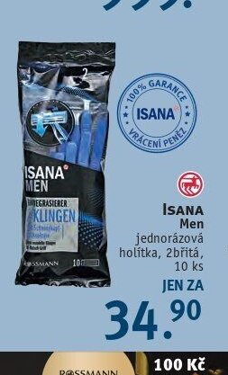 Isana Men jednorázová holítka