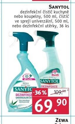 Sanytol dezinfekční čistič