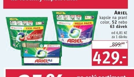 Ariel kapsle na praní color