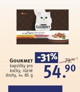 GOURMET kapsičky pro kočky - ROSSMANN drogerie aktualniletaky.eu