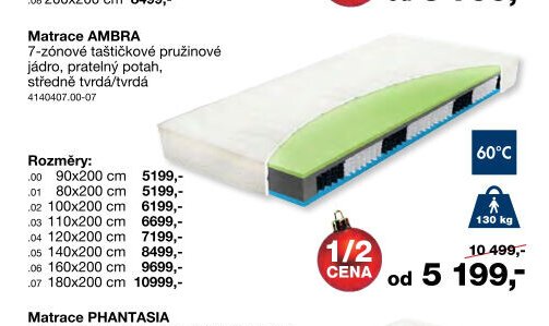 Matrace AMBRA