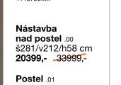 Nástavba nad postel
