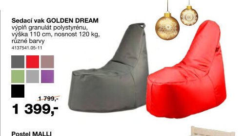Sedací vak GOLDEN DREAM