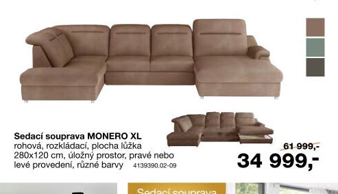 Sedací souprava MONERO XL