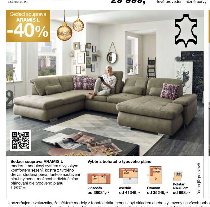 Sedací souprava ARAMIS L