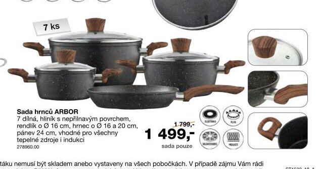 Sada hrnců ARBOR - Jysk aktualniletaky.eu