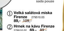 Velká salátová miska Firenze