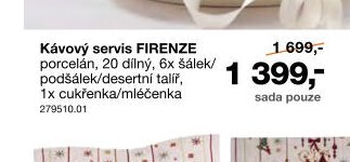 Kávový servis FIRENZE