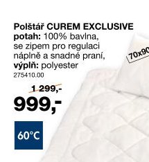 Polštář CUREM EXCLUSIVE