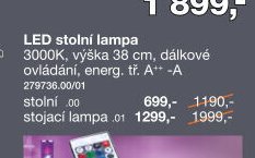 LED stolní lampa