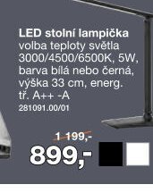 LED stolní lampička